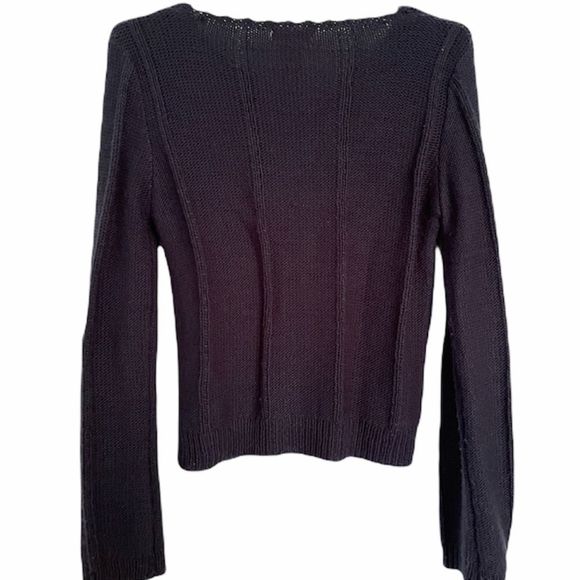 TulleāNavy ButtonĀ UpāCardigan - Picture 6 of 8